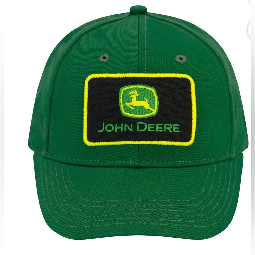 John Deere Youth Green Baseball‎ Cap Hat One Size Adjustable NWT